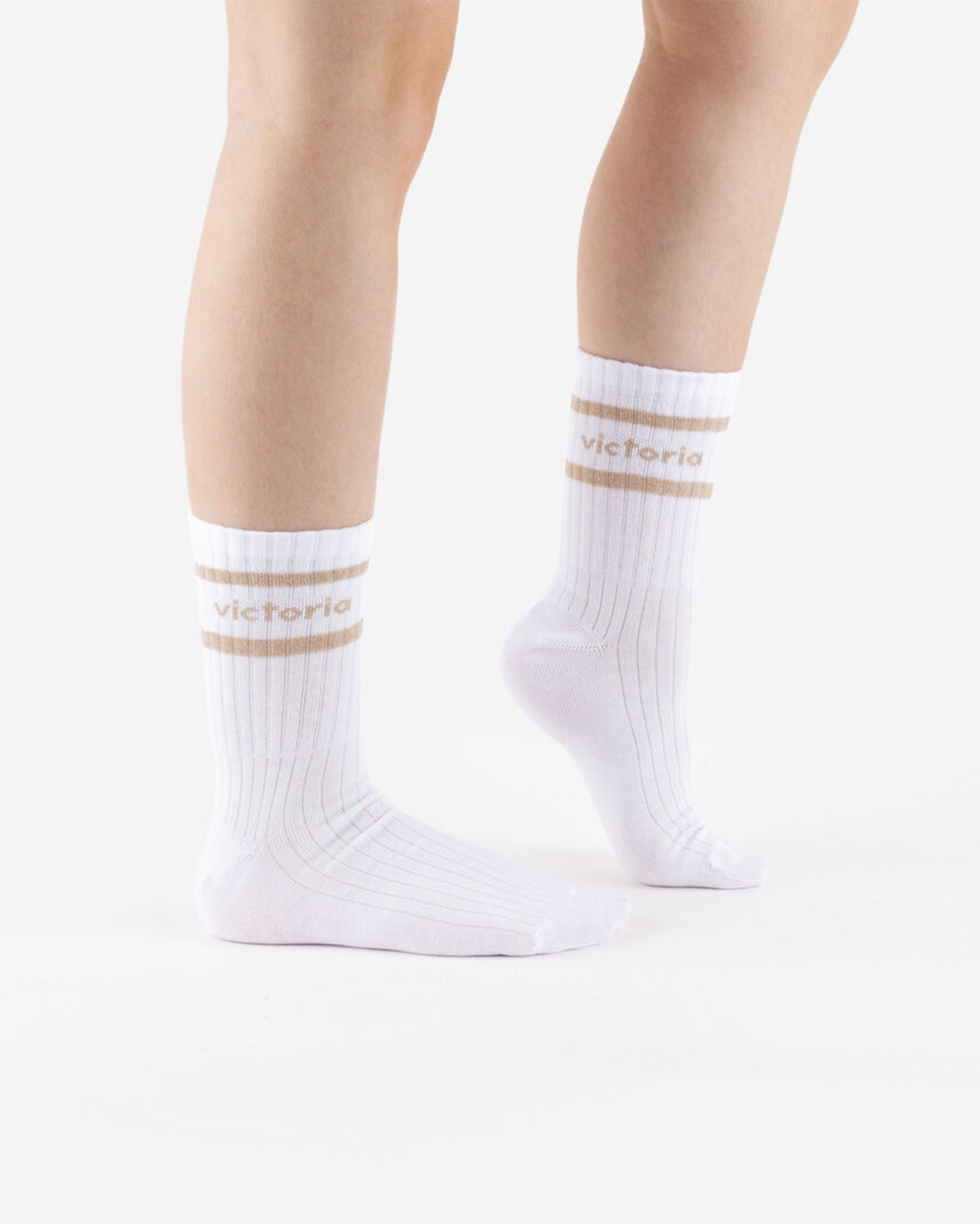 Medias 2-pack rayas plata y platino
