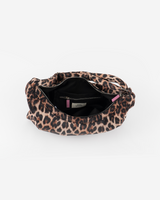 Bolso media luna leopardo