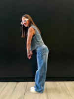 Jean baggy con desgaste