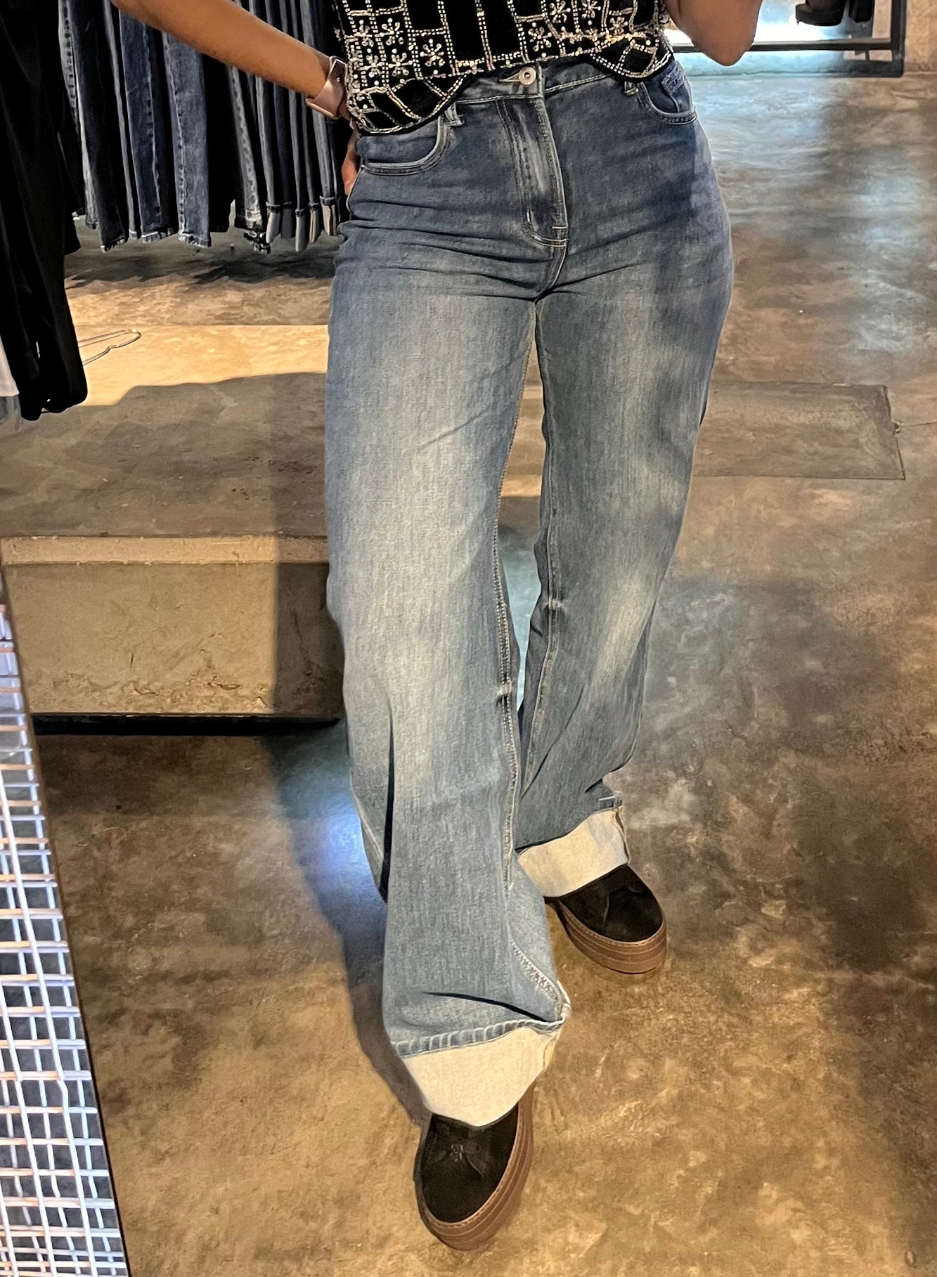 Jean clásico con dobles