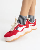 Sneakers chunky rojo