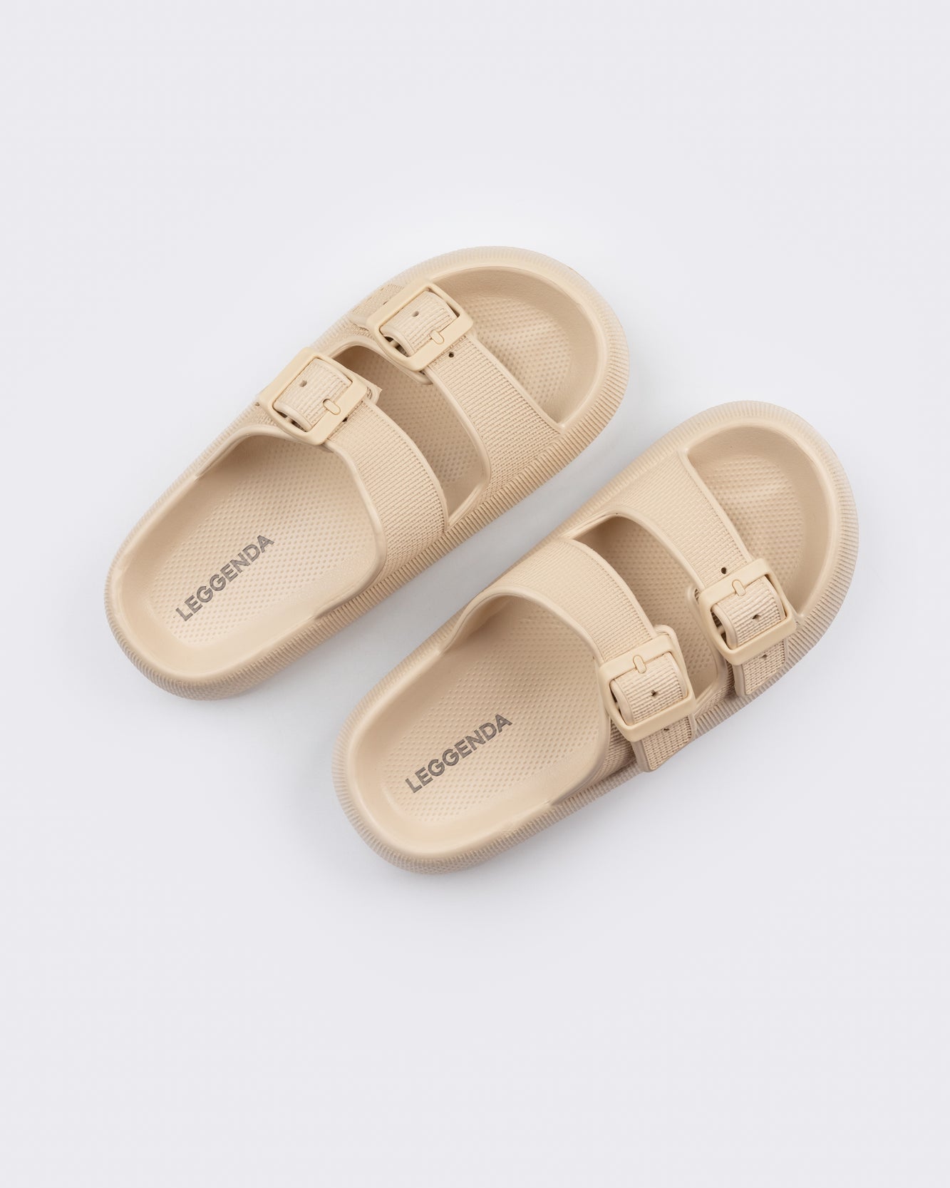 Dad sandals nude