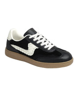 Sneakers con textura negro y blanco